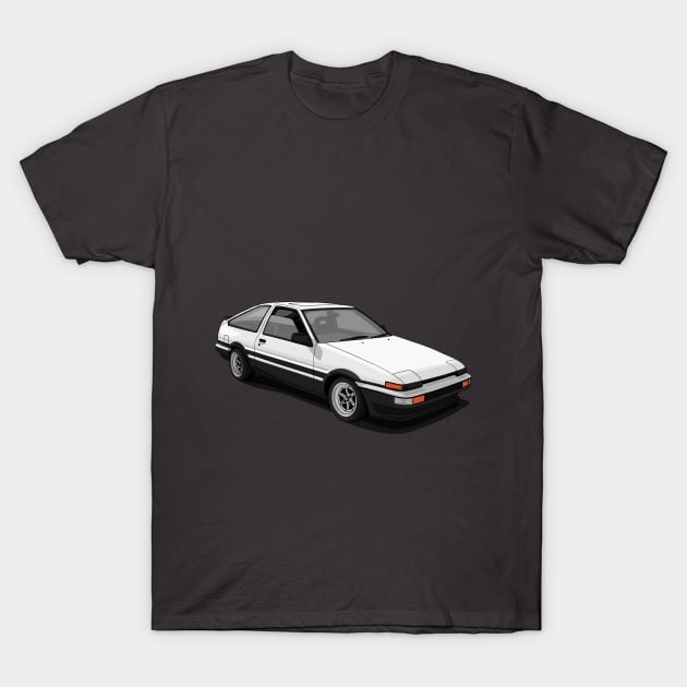 AE86 Corolla Sprinter Trueno T-Shirt by ArtyMotive